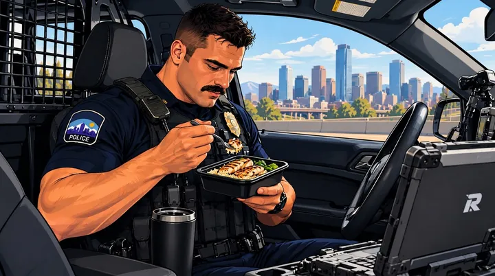 Semaglutide treatment in a first responder lifestyle setting